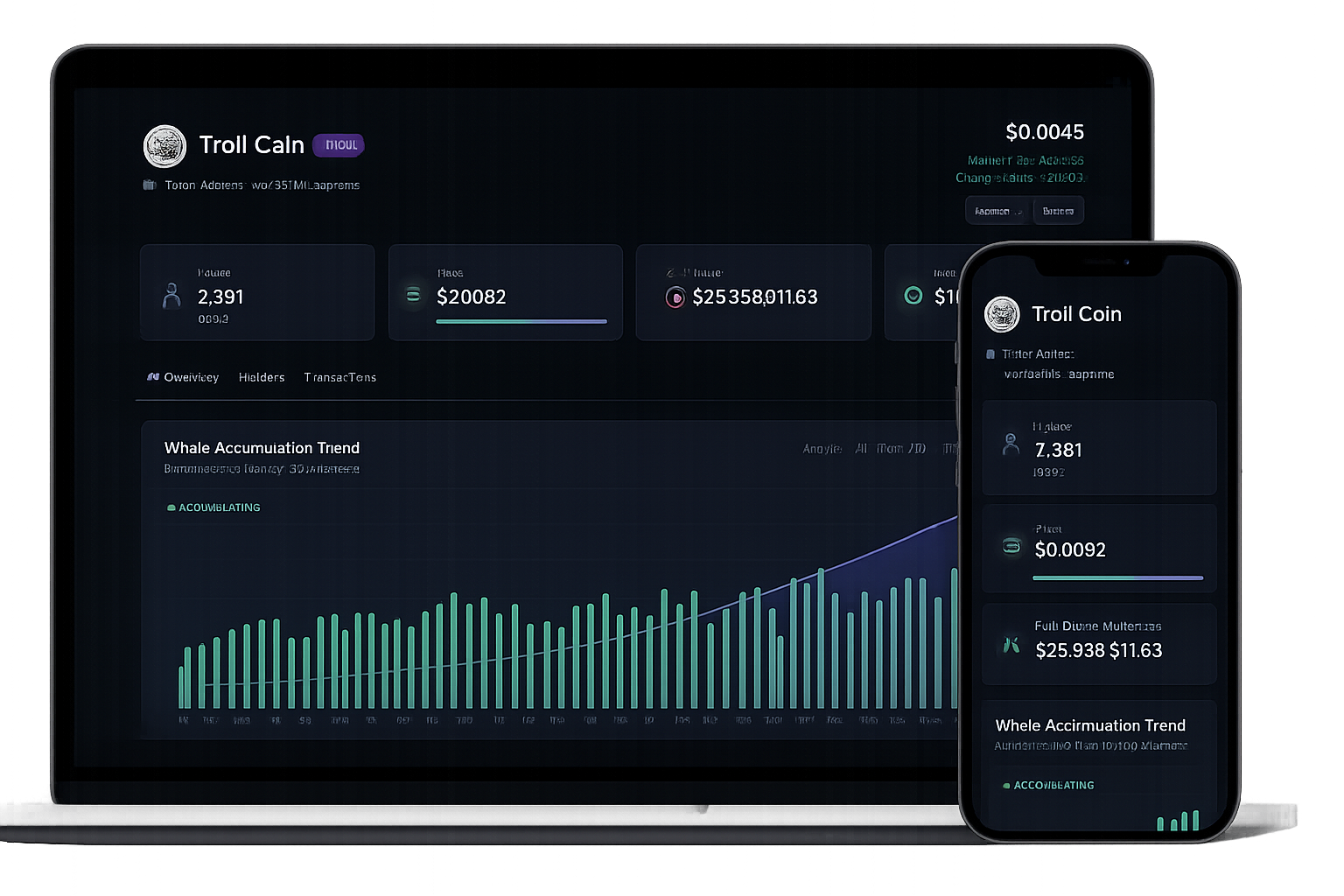 SCAMR Dashboard Interface